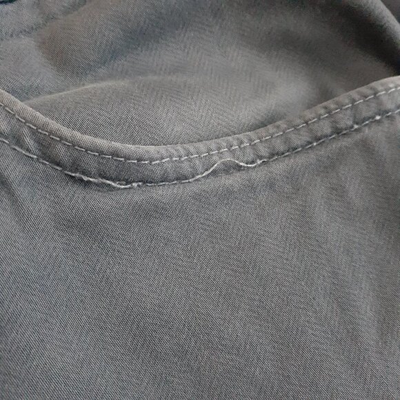 Adriano Goldschmied Men's 36X32 The Everett Sueded Steel Blue Straight Leg Jeans - Picture 5 of 15